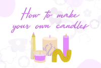 Fancy Candles Pinterest Cover Design