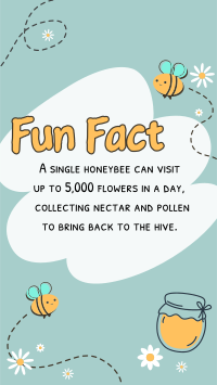 Bee Day Fun Fact YouTube Short Image Preview