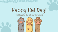 Cat Day Paws Facebook event cover Image Preview