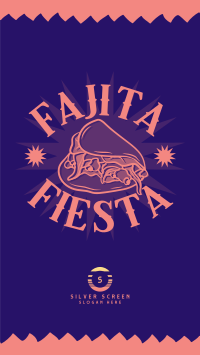 Fajita Fiesta Facebook Story Design