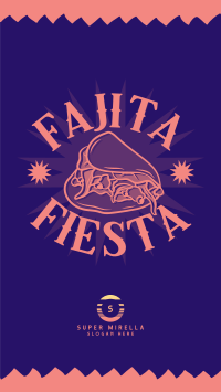 Fajita Fiesta Facebook Story Image Preview