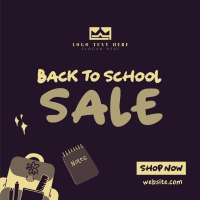 Back to School Sale Linkedin Post Design