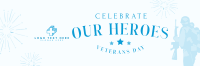 Celebrate Our Heroes Twitter Header Design