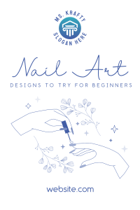 Beautiful Nail Art Pinterest Pin Image Preview