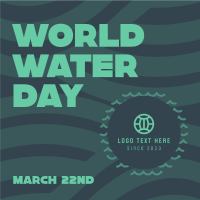 World Water Day Waves Linkedin Post Image Preview