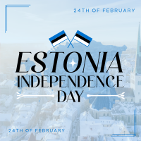 Majestic Estonia Independence Day Linkedin Post Image Preview