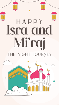 Isra and Mi'raj Night Journey Instagram story Image Preview