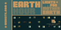 Mondrian Earth Hour Reminder Twitter post Image Preview