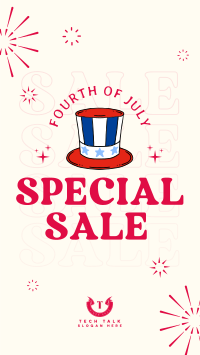 Quirky 4th of July Special Sale Instagram story Image Preview