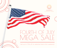 July 4th Mega Sale Facebook post Image Preview