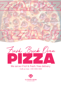 Hot and Fresh Pizza Flyer Image Preview