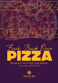 Hot and Fresh Pizza Flyer Image Preview