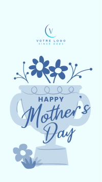 Mother's Day Trophy Greeting Instagram reel Image Preview