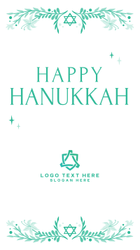 Celebrating Hanukkah Facebook Story Design