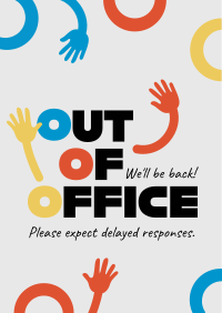 Generic Out of Office Poster Design