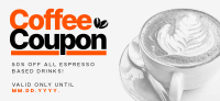 Espresso Cup Gift Certificate Design
