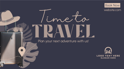 Time to Travel Facebook event cover Image Preview