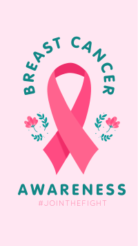 Fight Against Breast Cancer Facebook story Image Preview