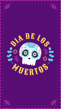 Day of The Dead Facebook story Image Preview