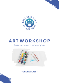 Art Class Workshop Poster Image Preview