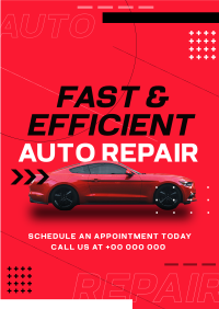 Modern Auto Repair Shop Flyer Design