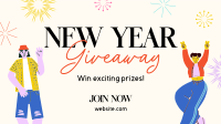 New Year's Giveaway Facebook Event Cover Image Preview