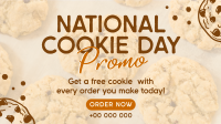 Cookie Day Discount Facebook Event Cover Design