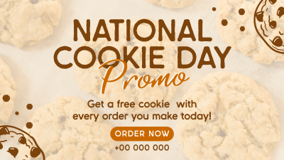 Cookie Day Discount Facebook event cover Image Preview