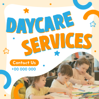 Star Doodles Daycare Services Instagram Post Design