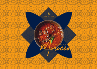 Moroccan Flavors Postcard Image Preview