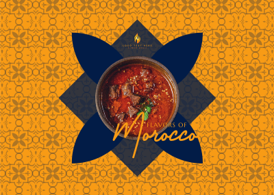 Moroccan Flavors Postcard Image Preview