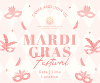 Mardi Gras Festival Facebook post Image Preview