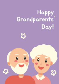 Grandparents Day Illustration Greeting Flyer Image Preview