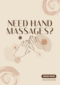 Solace Massage Poster Design