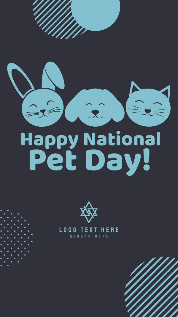 National Pet Day Facebook Story Design Image Preview