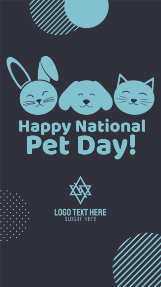 National Pet Day Facebook story