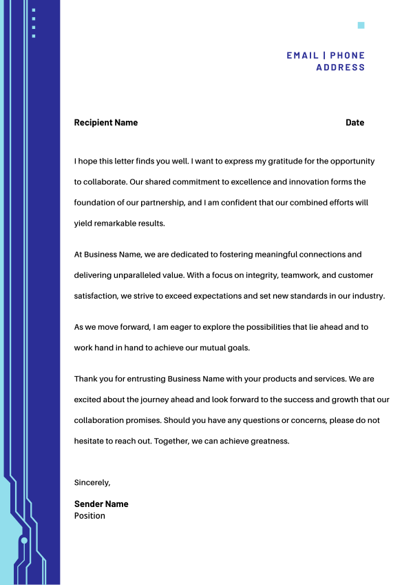 Technology Expert Letterhead Design Image Preview