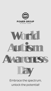 Autism Awareness Instagram story Image Preview