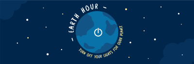 Earth Hour Switch Twitter header (cover) Image Preview