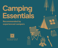 Quirky Outdoor Camp Facebook Post Design