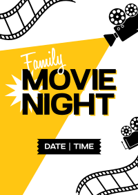 Family Movie Night Poster Preview