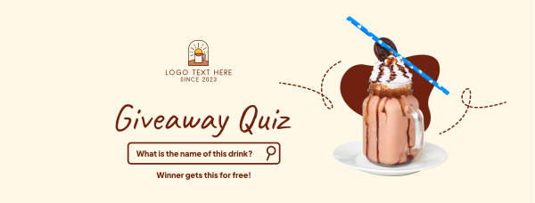 Drink Giveaway Quiz Facebook Cover Design Image Preview