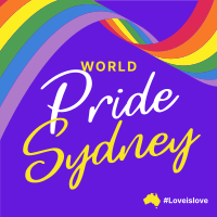 Sydney Pride Flag Instagram post Image Preview
