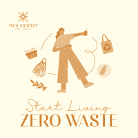 Living Zero Waste Instagram post Image Preview