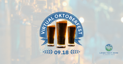 Virtual Oktoberfest Facebook ad Image Preview