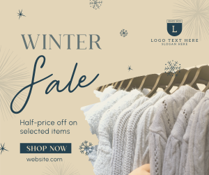Winter Fashion Sale Facebook post Image Preview