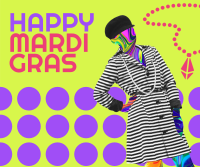 Mardi Gras Fashion Facebook post Image Preview