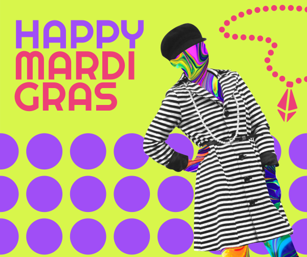 Mardi Gras Fashion Facebook Post Design Image Preview