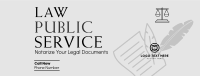 Firm Notary Service Facebook cover Image Preview