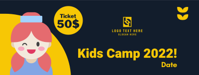 Cute Kids Camp Facebook cover Image Preview